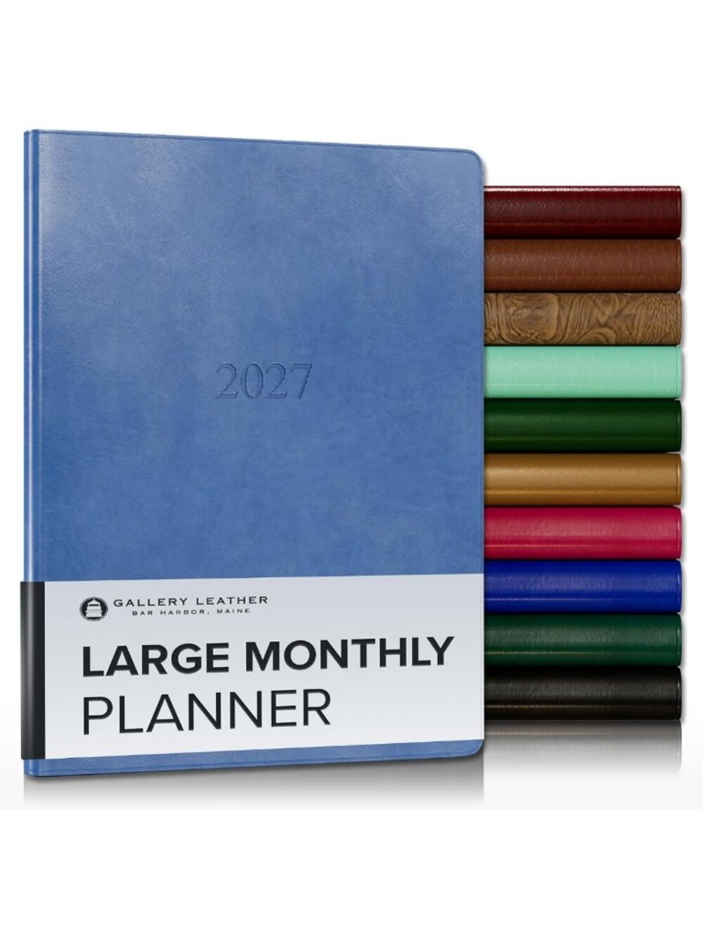 Large 2026-2027 Monthly Planner - Stylish Acadia Hydrangea Design, Perfect for
